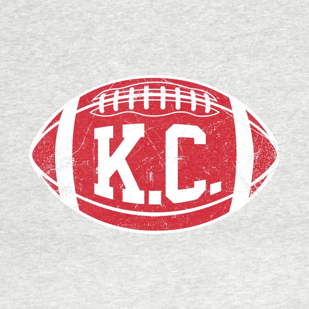 KC Retro Football - White by KFig21